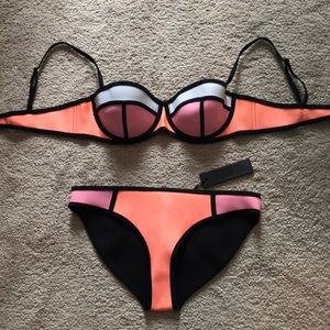 TRIANGL brand bikini, top and bottom